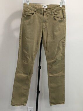 PAIGE Premium Denim Thyme Wash NORMANDIE 5 Pocket Logo Hardware Jeans